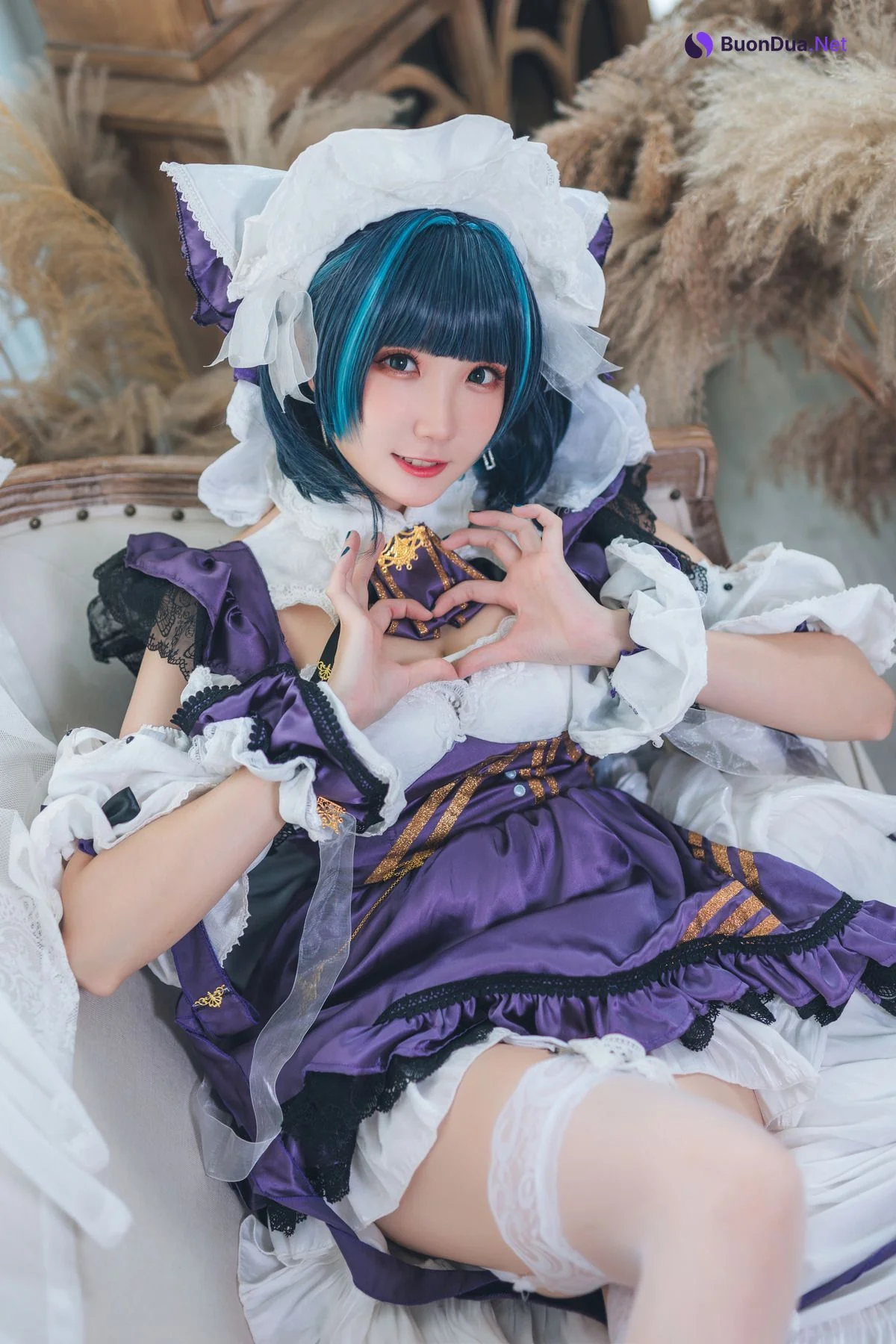 [瓜希酱] Cheshire Maid 柴郡 - Photo 13