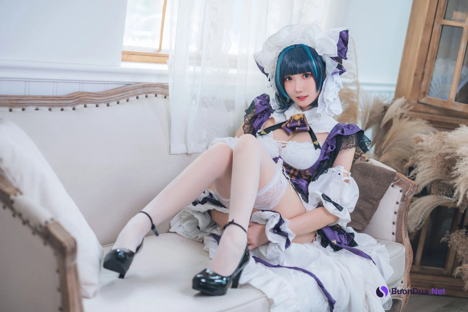 [瓜希酱] Cheshire Maid 柴郡 - Photo 15