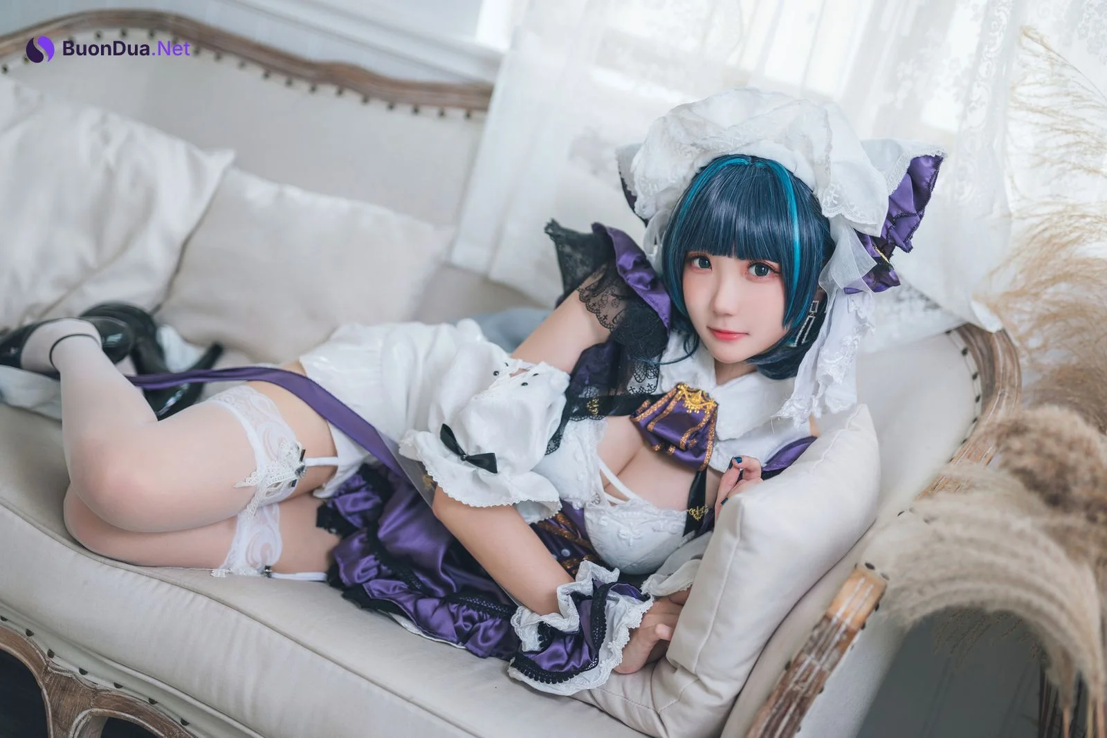 [瓜希酱] Cheshire Maid 柴郡 - Photo 16