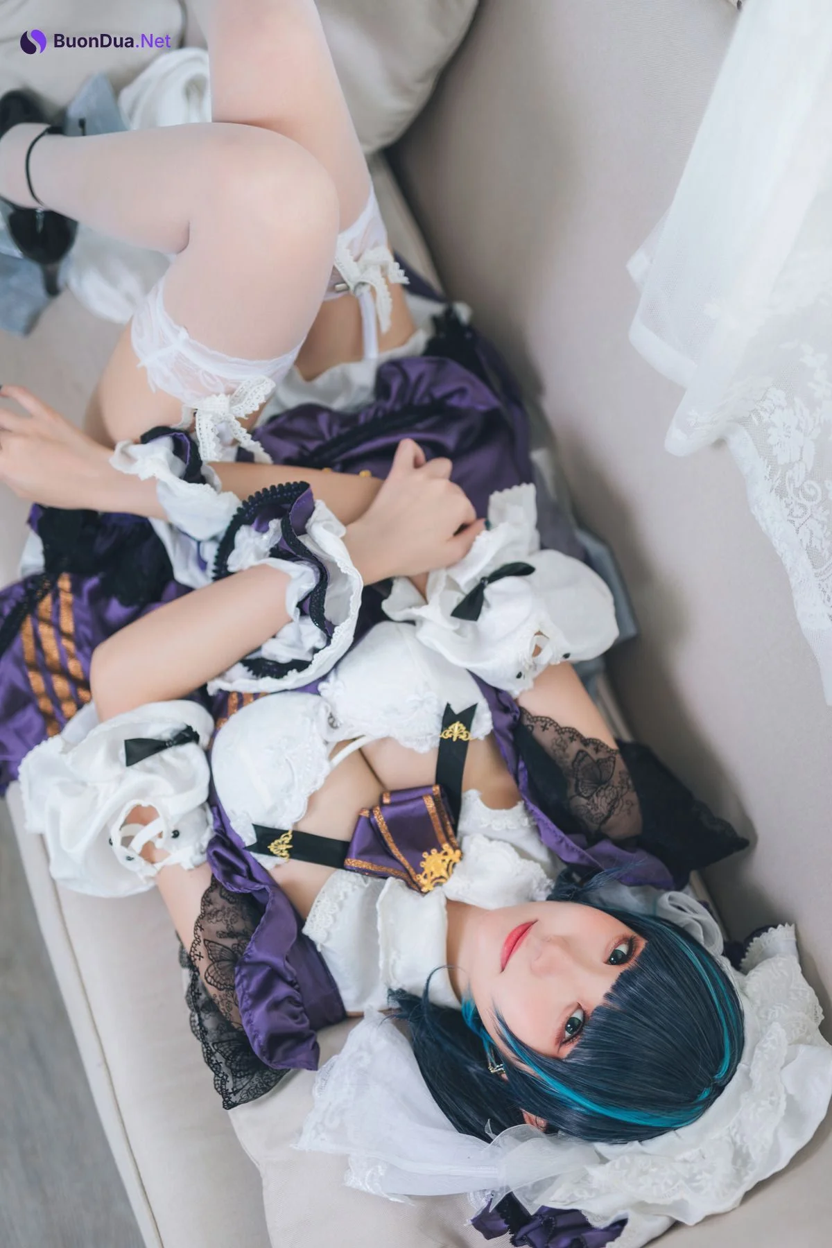 [瓜希酱] Cheshire Maid 柴郡 - Photo 17