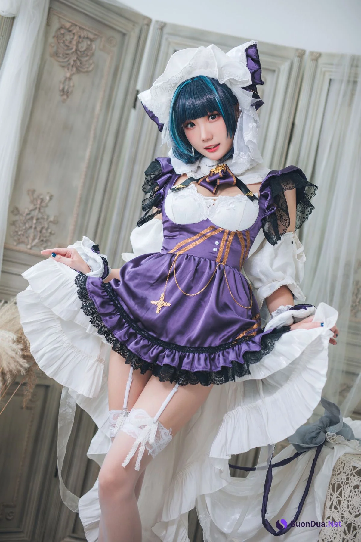 [瓜希酱] Cheshire Maid 柴郡 - Photo 2
