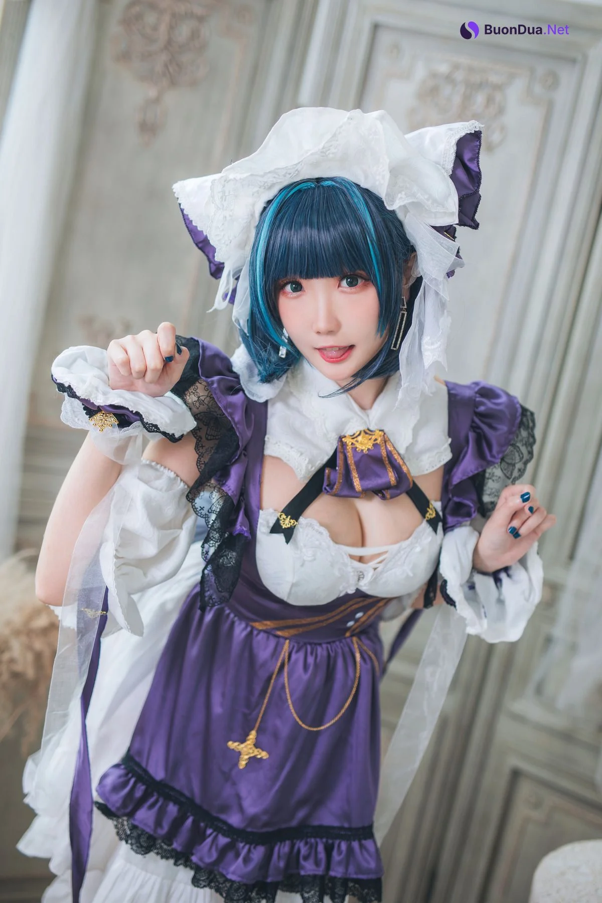 [瓜希酱] Cheshire Maid 柴郡 - Photo 3