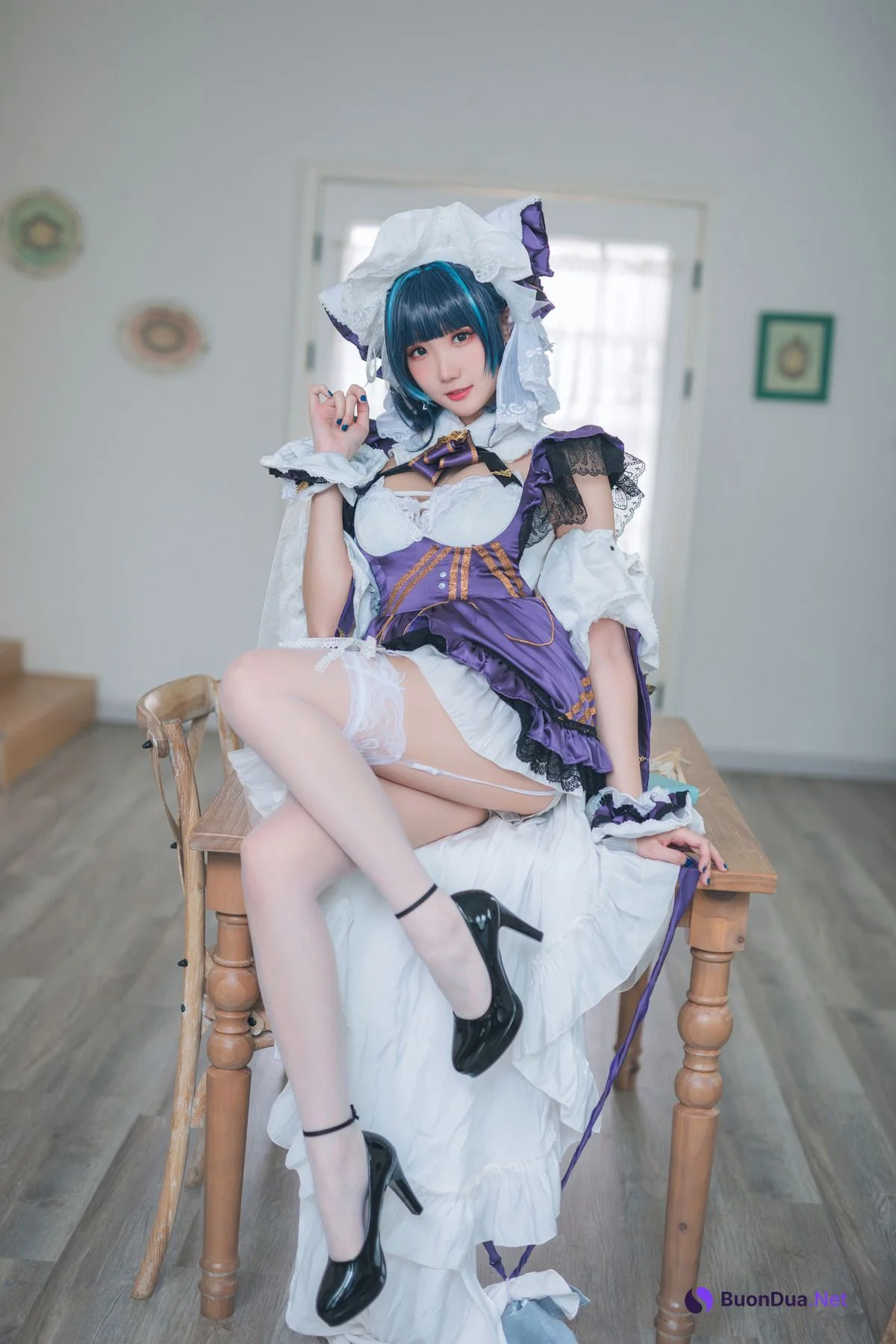 [瓜希酱] Cheshire Maid 柴郡 - Photo 4