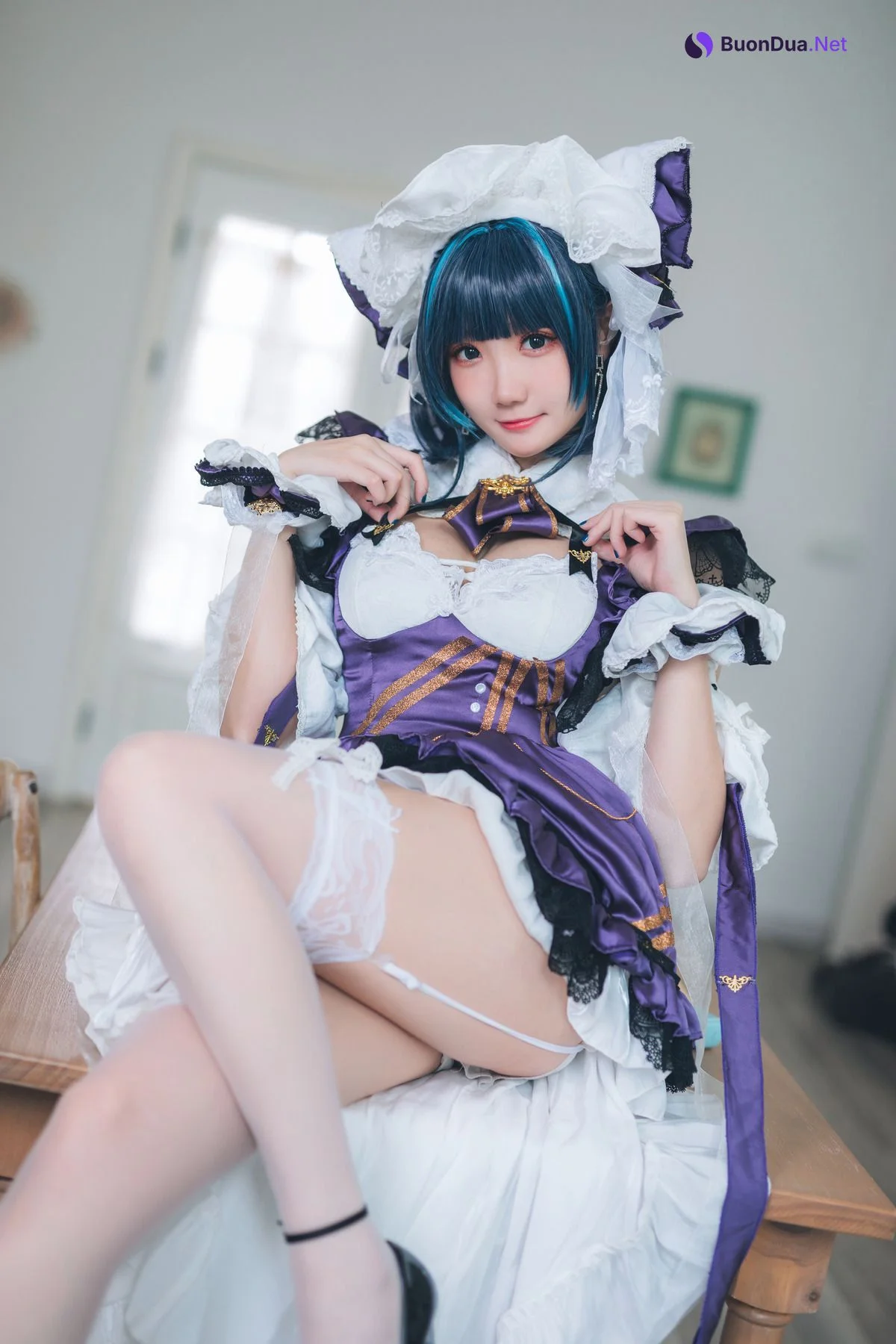 [瓜希酱] Cheshire Maid 柴郡 - Photo 5