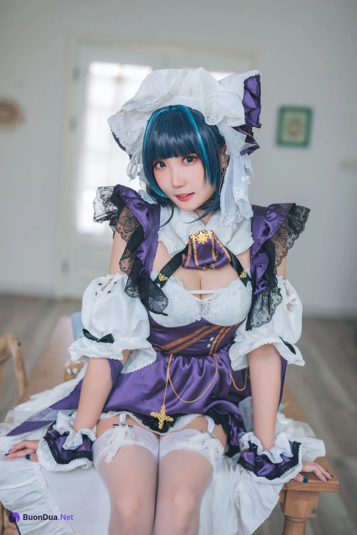 [瓜希酱] Cheshire Maid 柴郡 - Photo 6