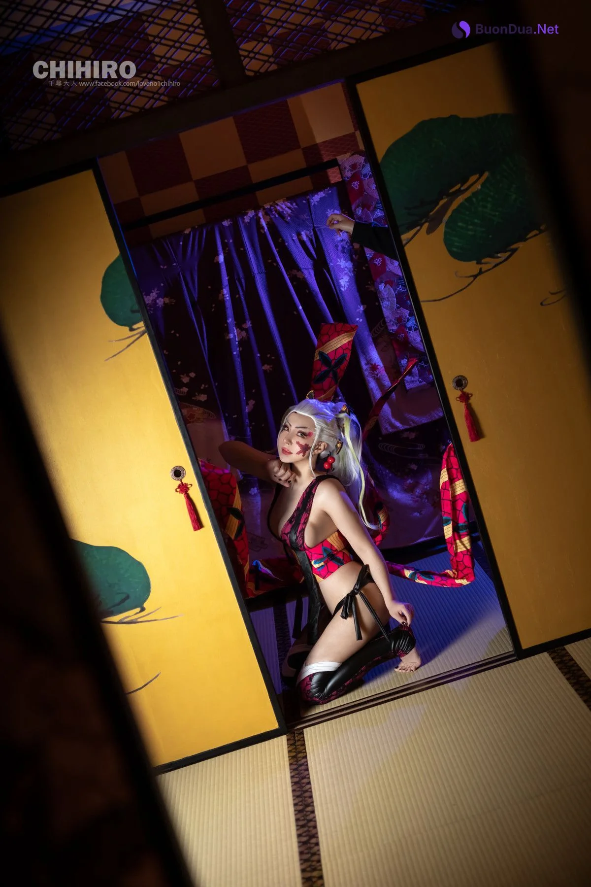 千尋_Chihiro Chang Cosplay 堕姫 Daki – Demon Slayer - Photo 11