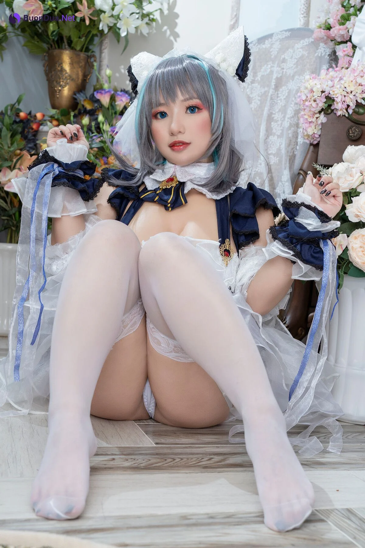 [Chono Black ちょうの] Cheshire Maid 柴郡 - Photo 4