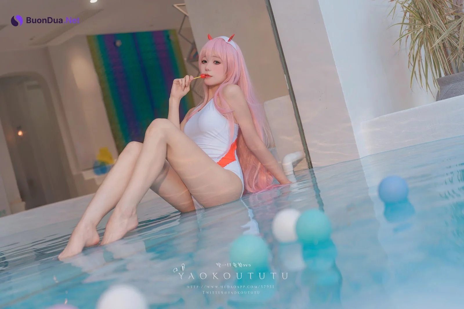 Coser@黏黏团子兔 – 国家队02泳装Pretty - 写真 10