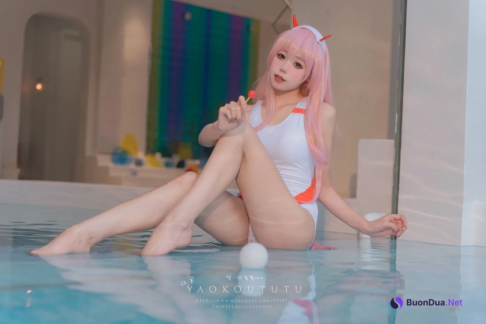 Coser@黏黏团子兔 – 国家队02泳装Pretty - 写真 11