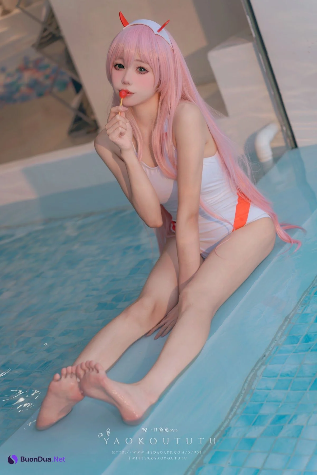 Coser@黏黏团子兔 – 国家队02泳装Pretty - 写真 13