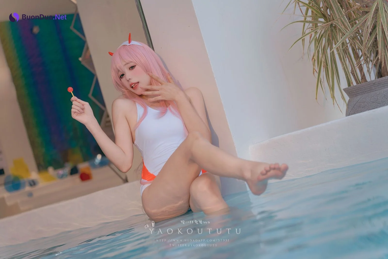 Coser@黏黏团子兔 – 国家队02泳装Pretty - 写真 14