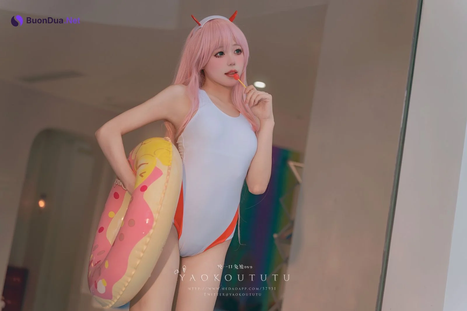 Coser@黏黏团子兔 – 国家队02泳装Pretty - 写真 16