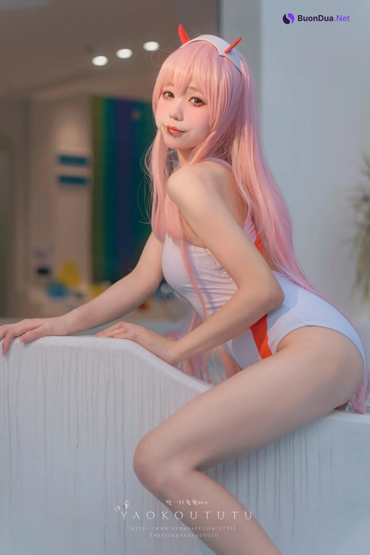 Coser@黏黏团子兔 – 国家队02泳装Pretty - 写真 18