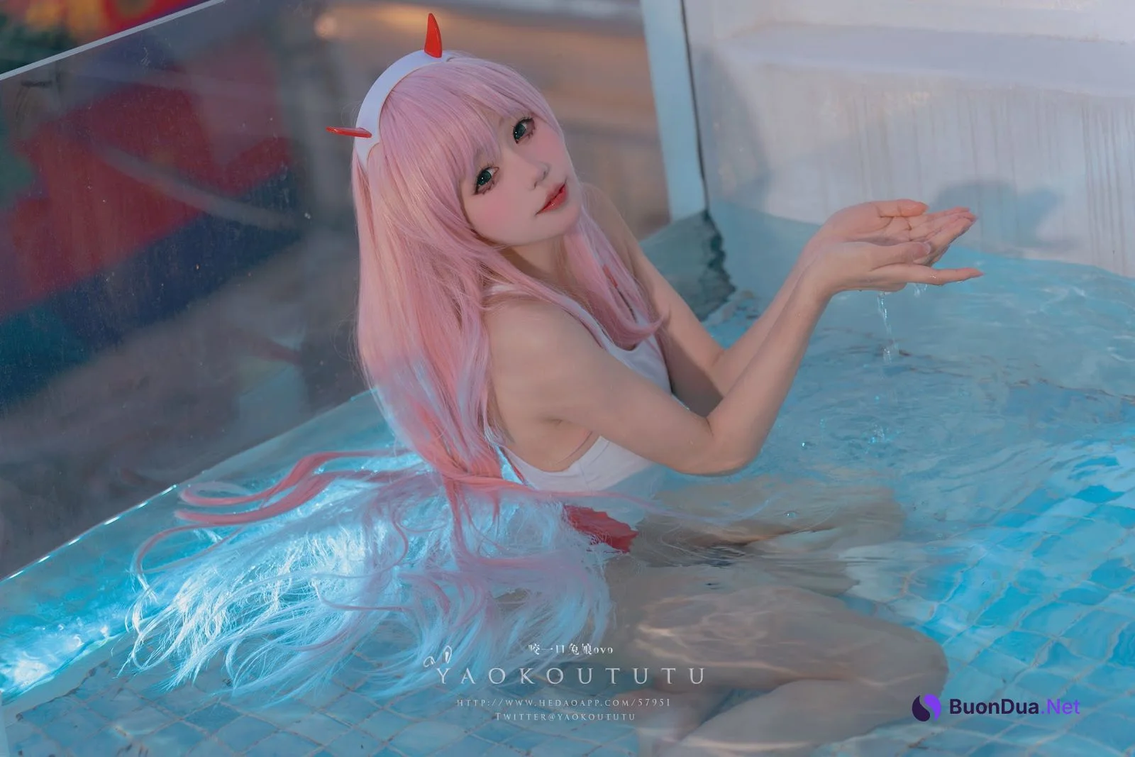 Coser@黏黏团子兔 – 国家队02泳装Pretty - 写真 19