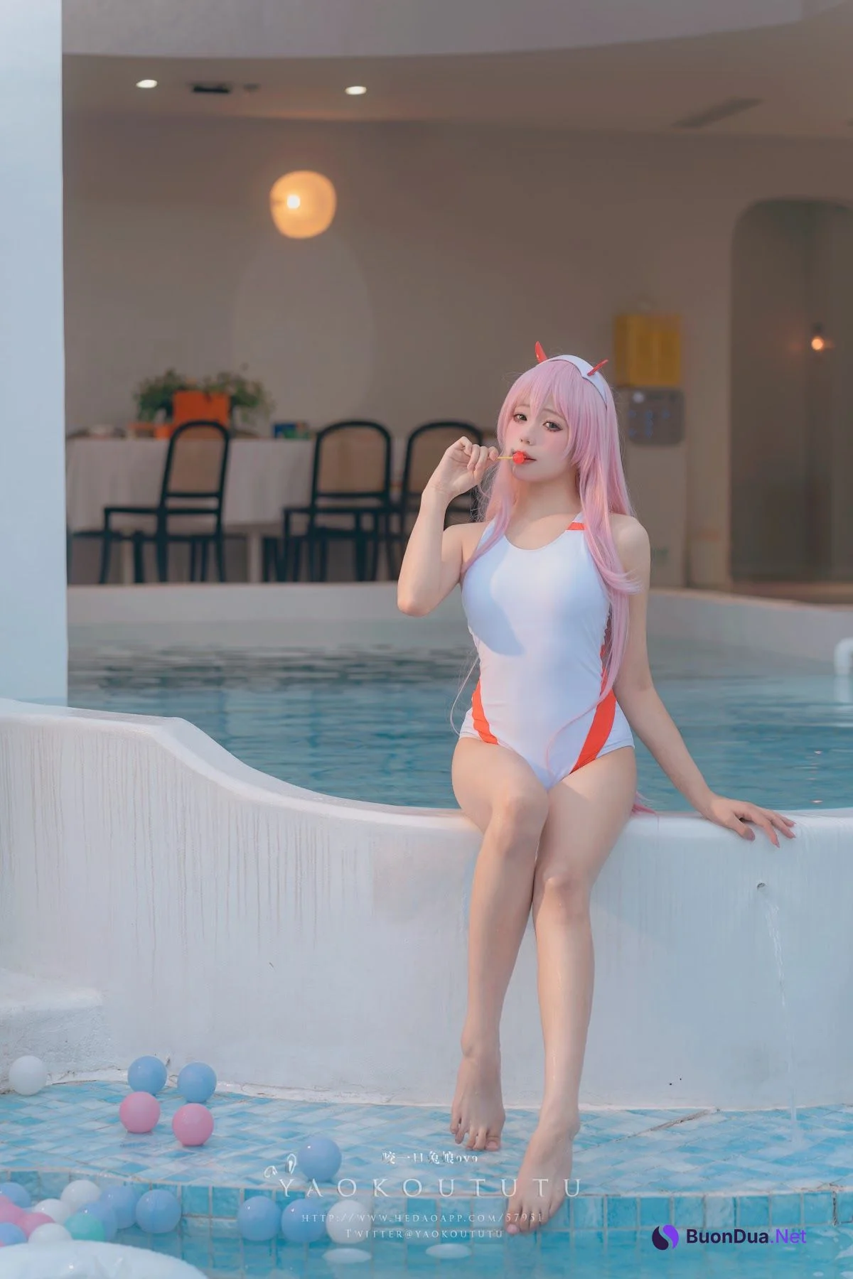 Coser@黏黏团子兔 – 国家队02泳装Pretty - 写真 6