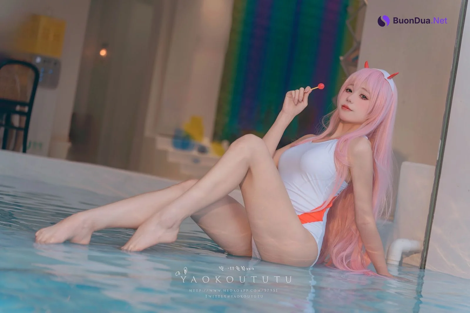 Coser@黏黏团子兔 – 国家队02泳装Pretty - 写真 9