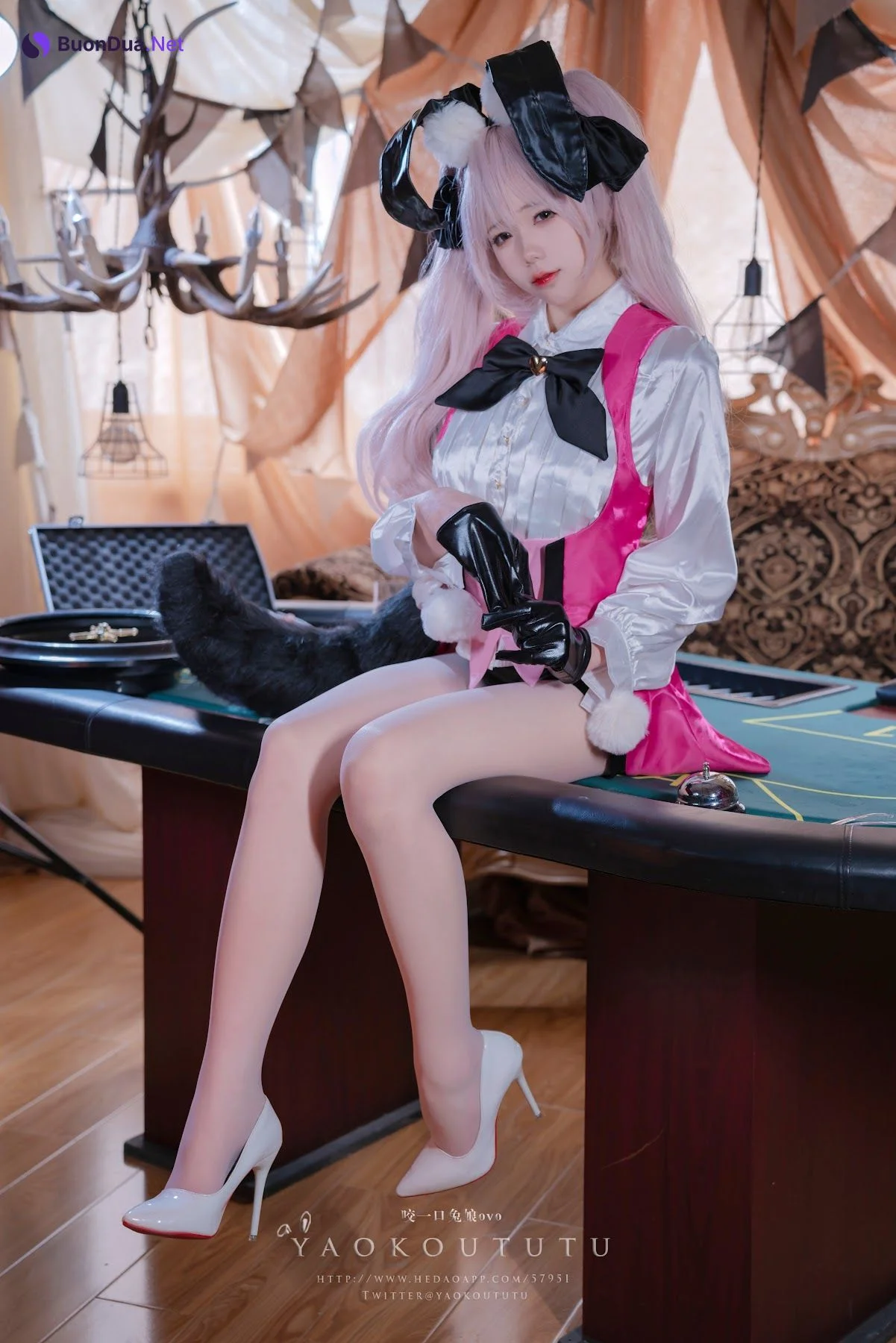 Coser@黏黏团子兔 – 六月订阅『高扬斯卡娅兔女郎』小剧场 - Photo 14