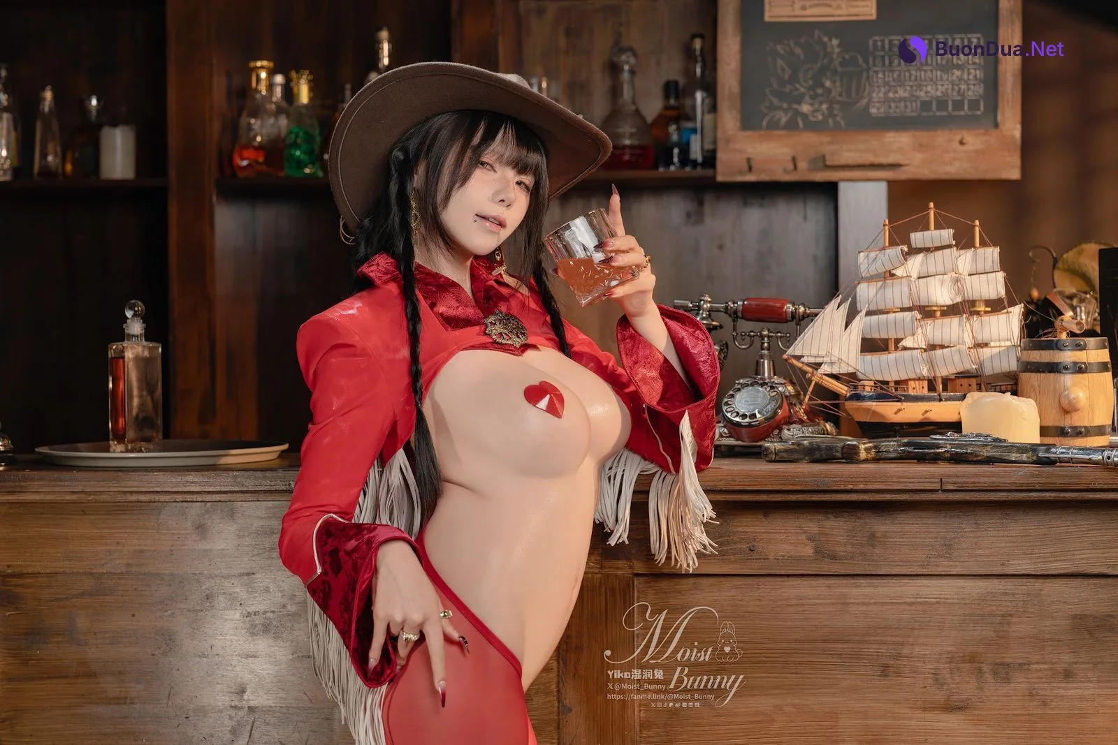 Coser@黏黏团子兔 – 06月作品『西部逆兔女郎』Thirsty - รูปภาพ 12