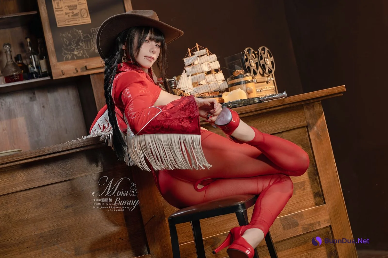 Coser@黏黏团子兔 – 06月作品『西部逆兔女郎』Thirsty - รูปภาพ 22