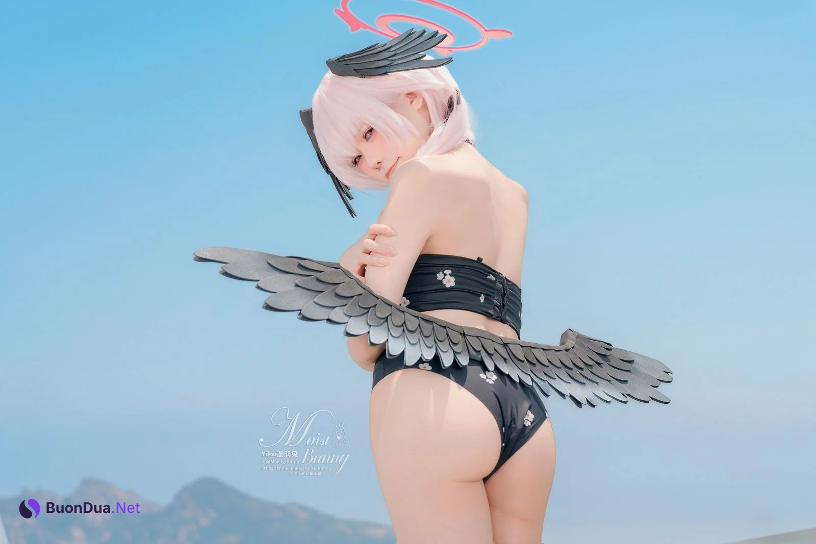 Coser@黏黏团子兔 – 08月作品『下江小春 泳装』Honey - Photo 10