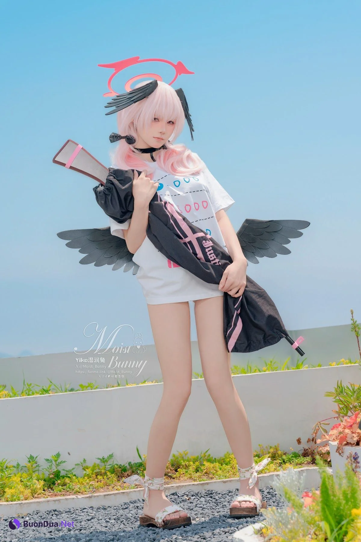 Coser@黏黏团子兔 – 08月作品『下江小春 泳装』Honey - Photo 12