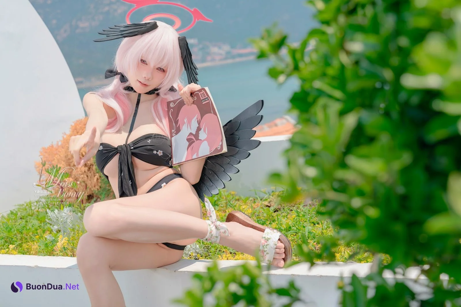 Coser@黏黏团子兔 – 08月作品『下江小春 泳装』Honey - Photo 19