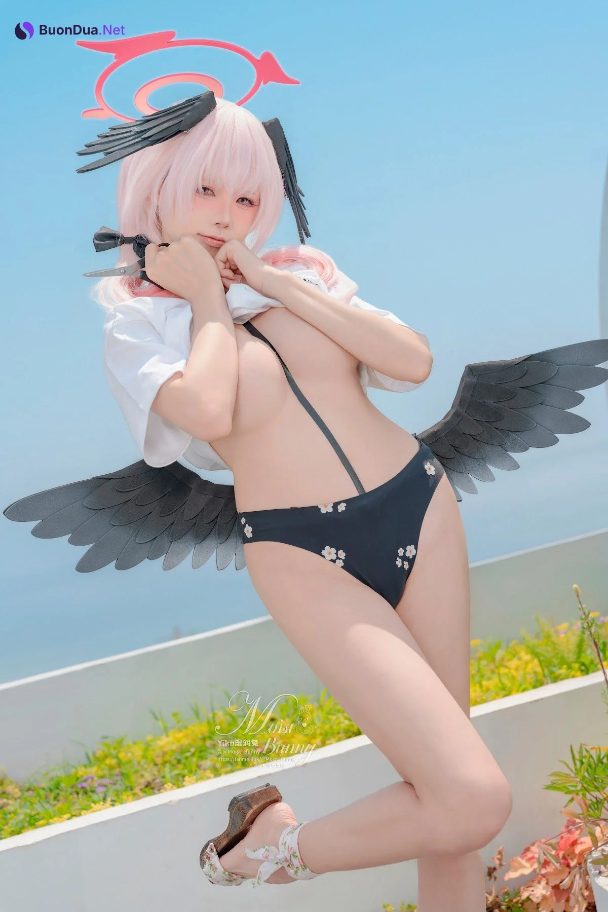 Coser@黏黏团子兔 – 08月作品『下江小春 泳装』Honey - Photo 2