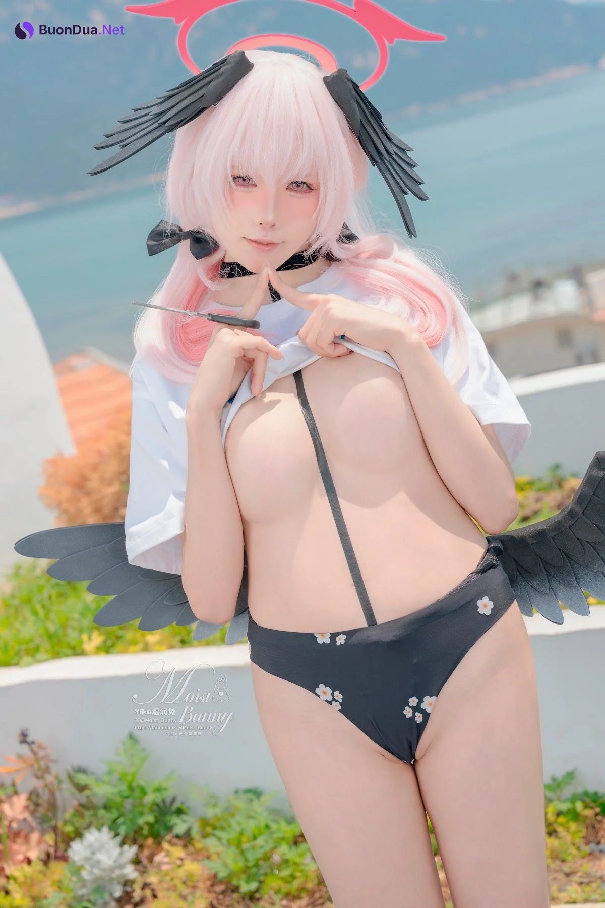 Coser@黏黏团子兔 – 08月作品『下江小春 泳装』Honey - Photo 5
