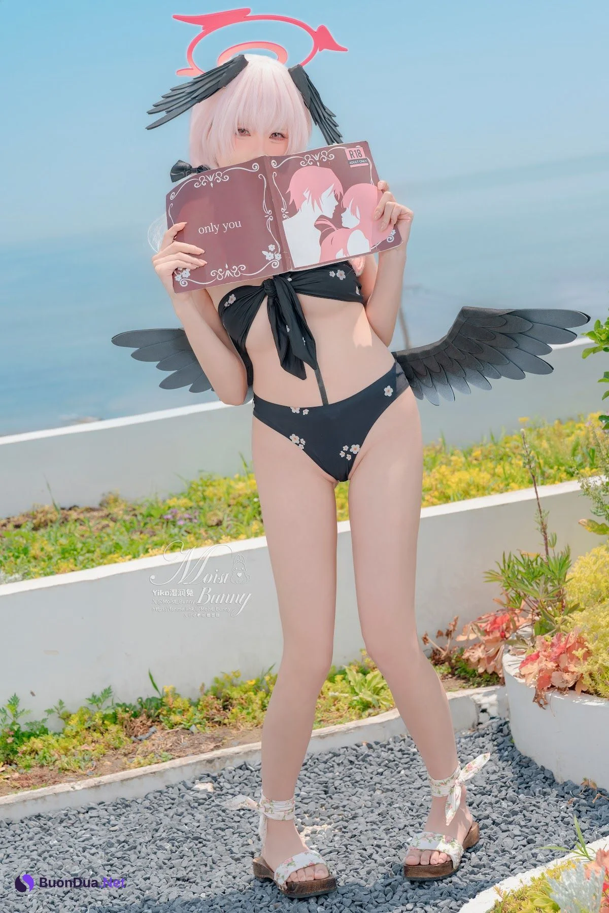 Coser@黏黏团子兔 – 08月作品『下江小春 泳装』Honey - Photo 6