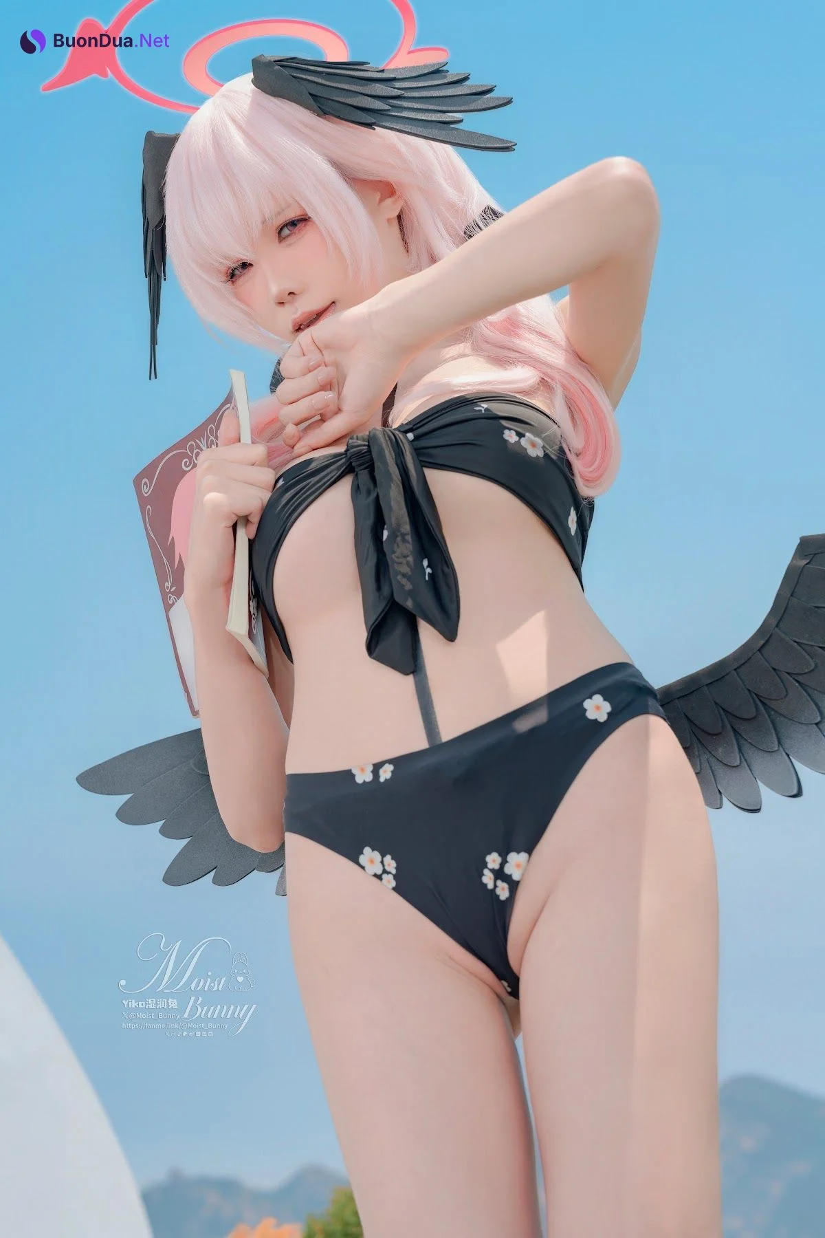Coser@黏黏团子兔 – 08月作品『下江小春 泳装』Honey - Photo 7