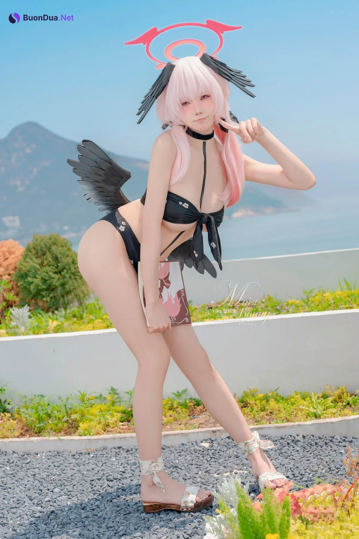 Coser@黏黏团子兔 – 08月作品『下江小春 泳装』Honey - Photo 8