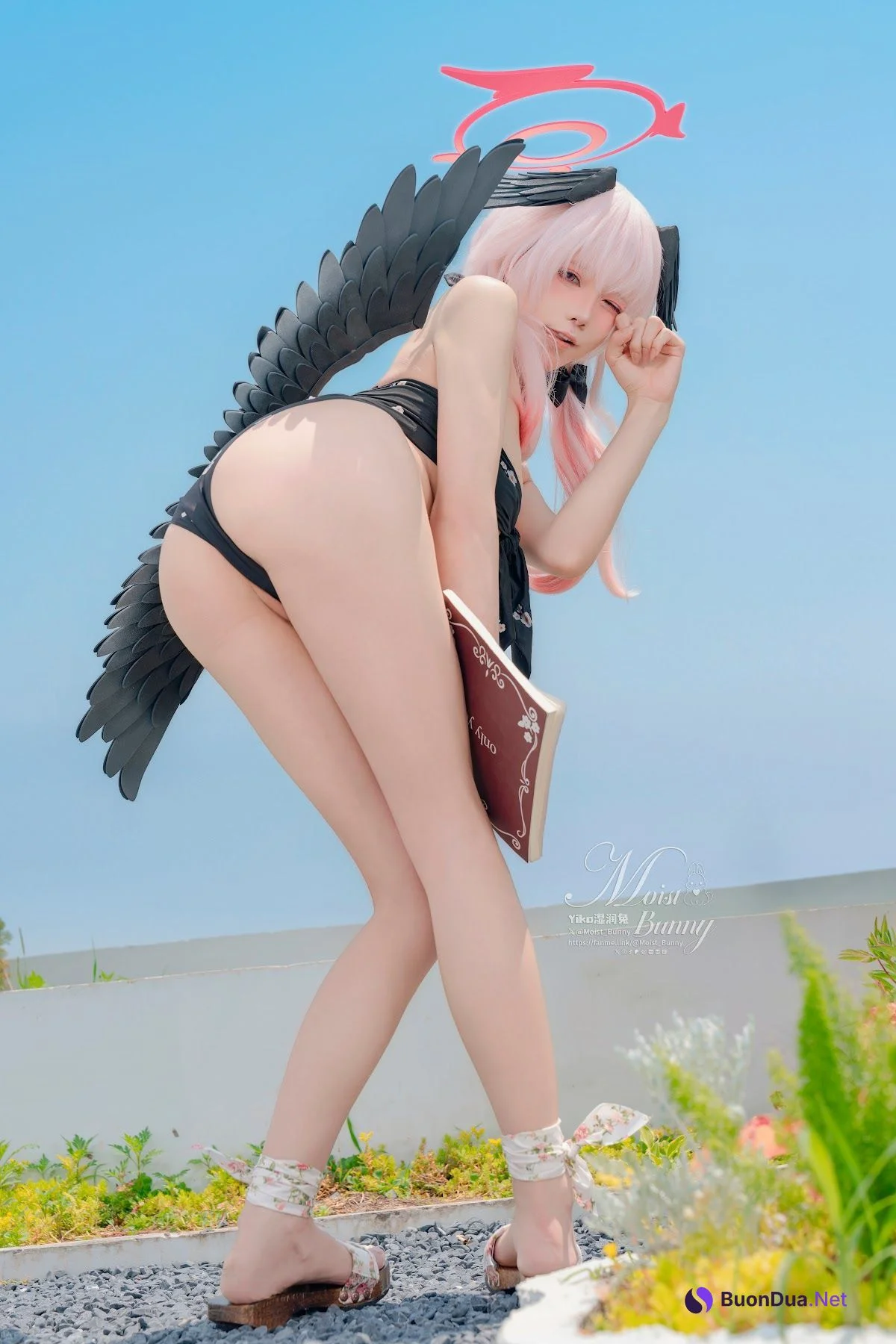 Coser@黏黏团子兔 – 08月作品『下江小春 泳装』Honey - Photo 9