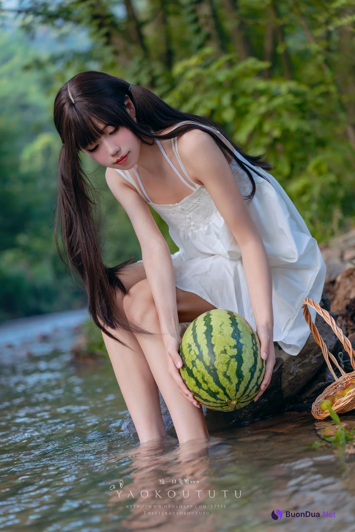 Coser@黏黏团子兔 – 八月订阅『溯溪之夏』& 恋爱循环 - รูปภาพ 14