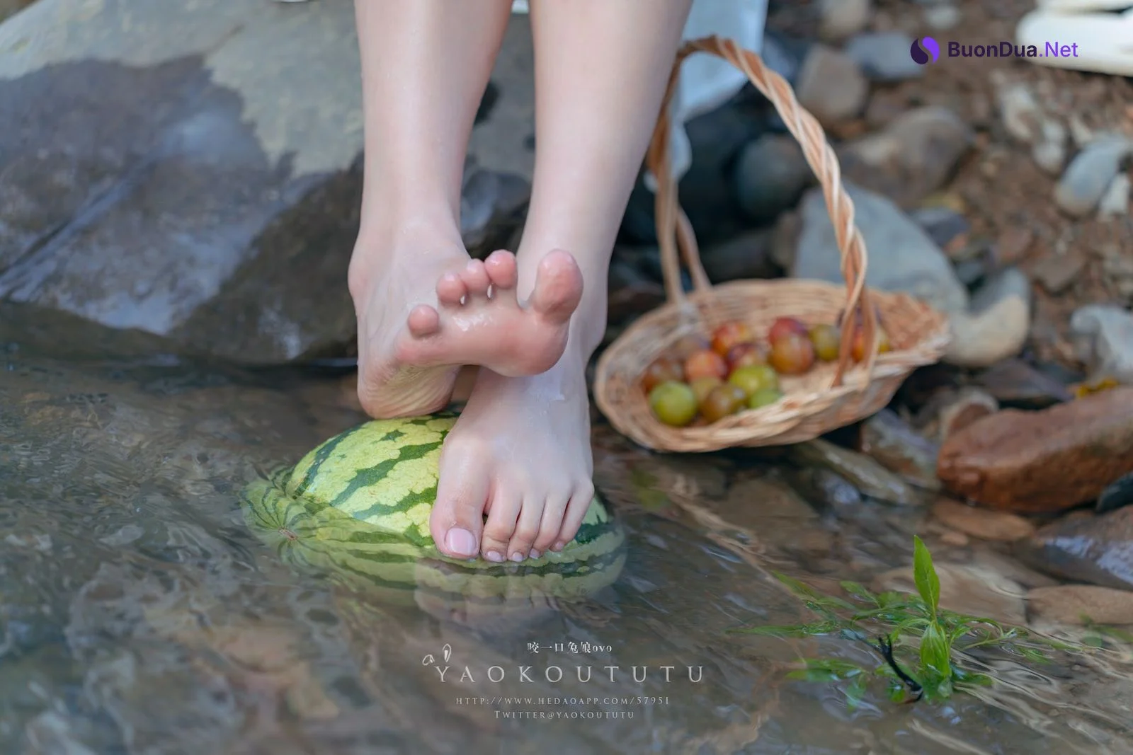 Coser@黏黏团子兔 – 八月订阅『溯溪之夏』& 恋爱循环 - รูปภาพ 15