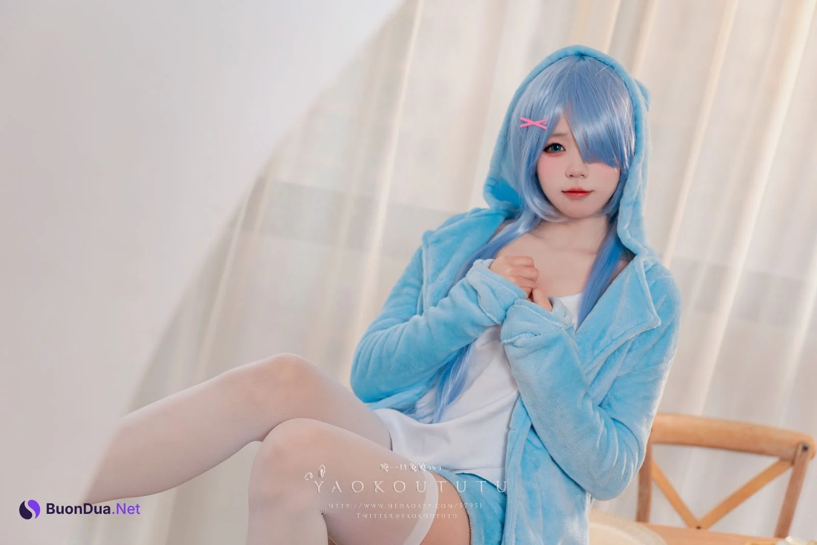 Coser@黏黏团子兔 – 『蕾姆喵喵』&小剧场 - รูปภาพ 2