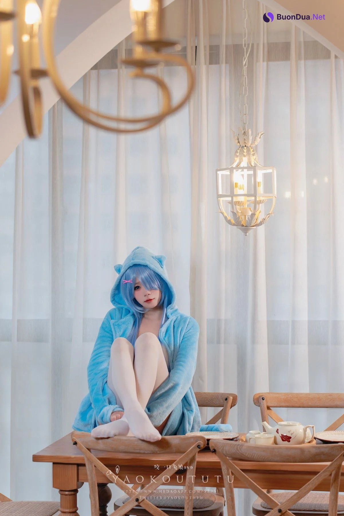 Coser@黏黏团子兔 – 『蕾姆喵喵』&小剧场 - รูปภาพ 5