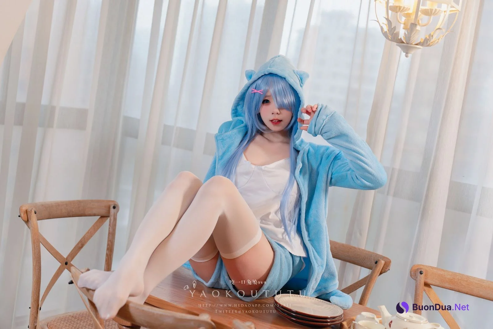 Coser@黏黏团子兔 – 『蕾姆喵喵』&小剧场 - รูปภาพ 6