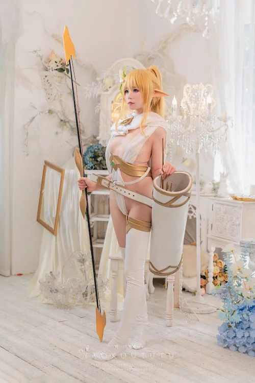 Coser@黏黏团子兔 – 精灵 弓箭手广寒宫