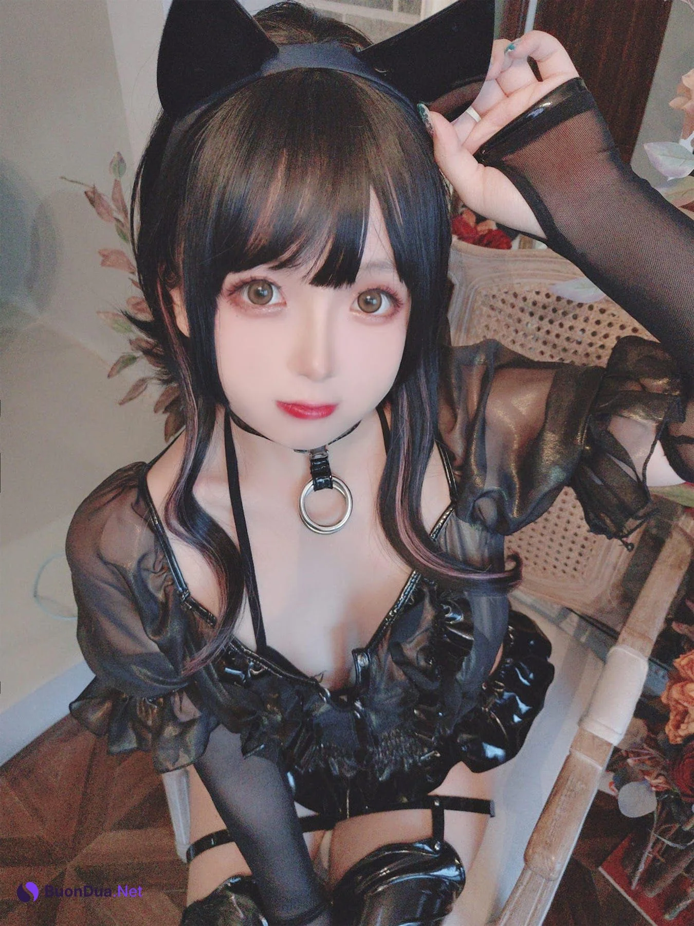 Coser@日奈娇 – 皮衣系列 猫猫领域 - รูปภาพ 10