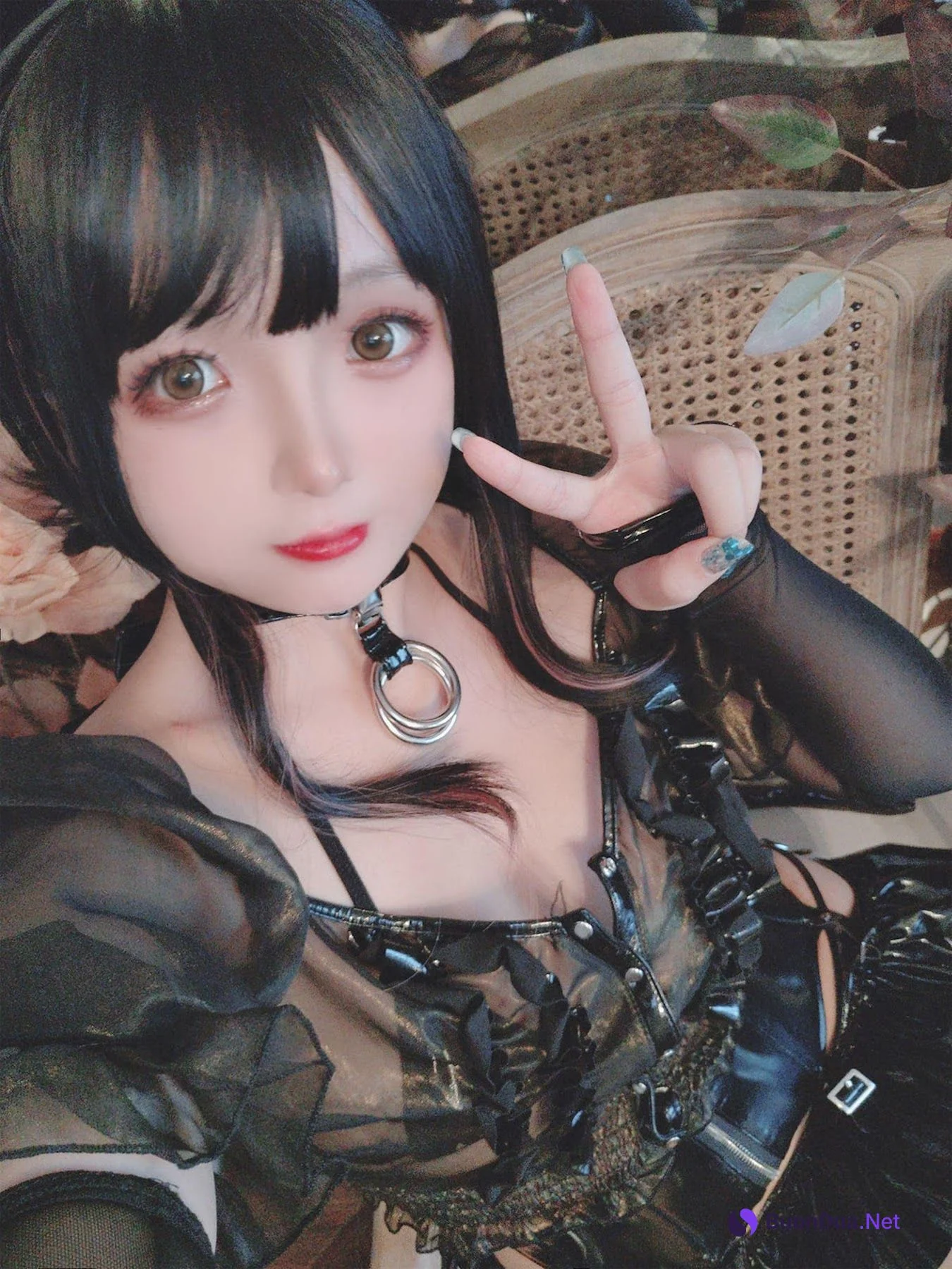 Coser@日奈娇 – 皮衣系列 猫猫领域 - รูปภาพ 3