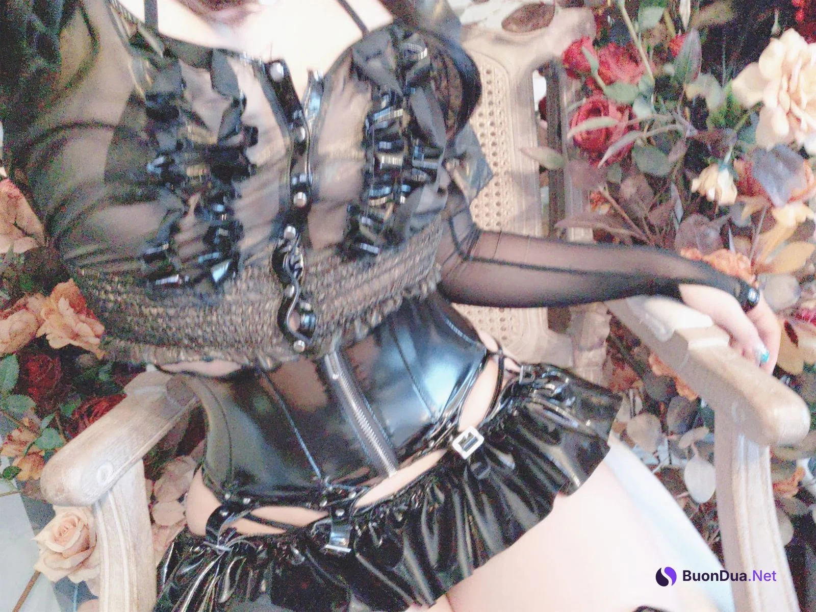 Coser@日奈娇 – 皮衣系列 猫猫领域 - รูปภาพ 4