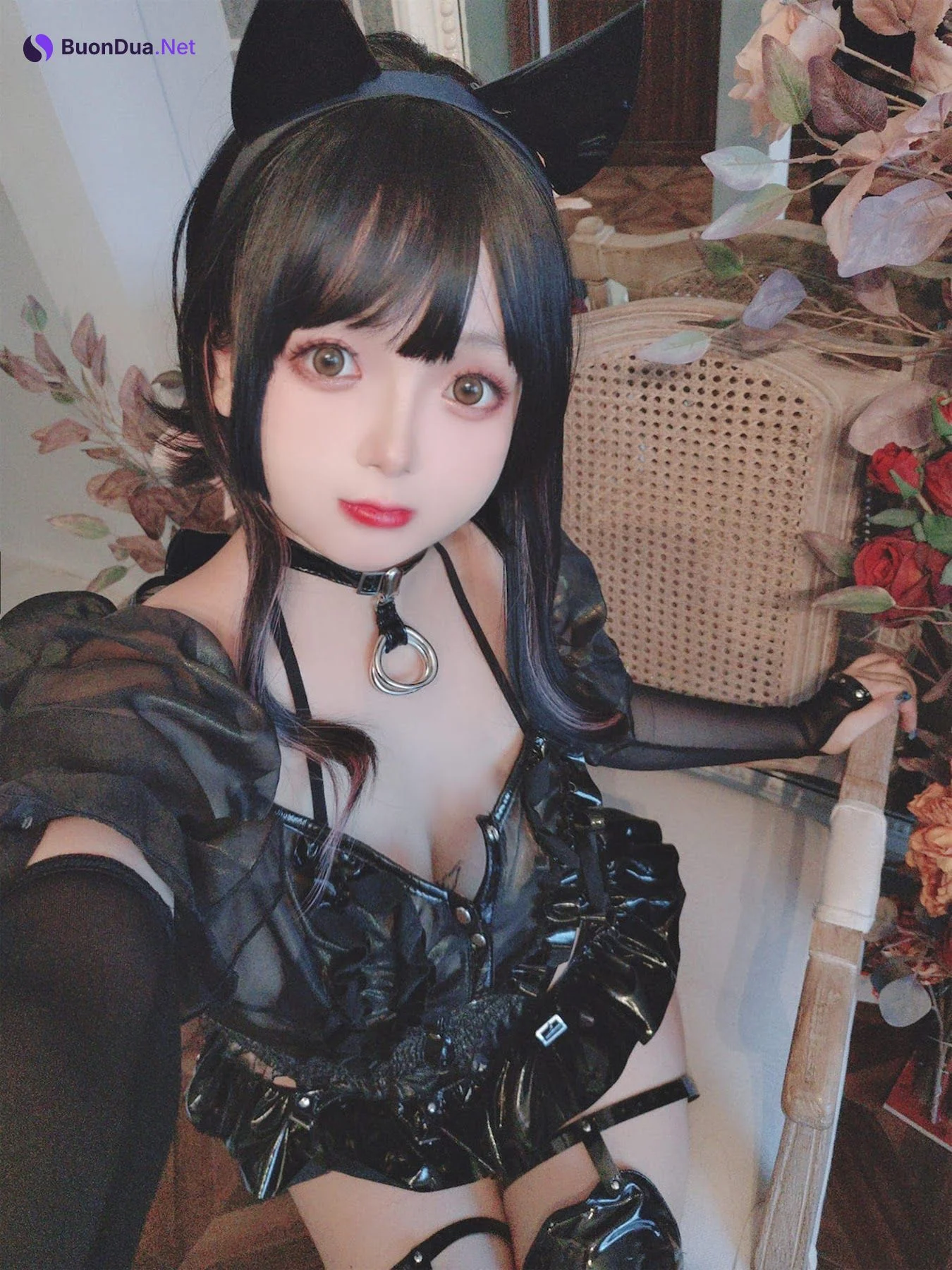 Coser@日奈娇 – 皮衣系列 猫猫领域 - รูปภาพ 7
