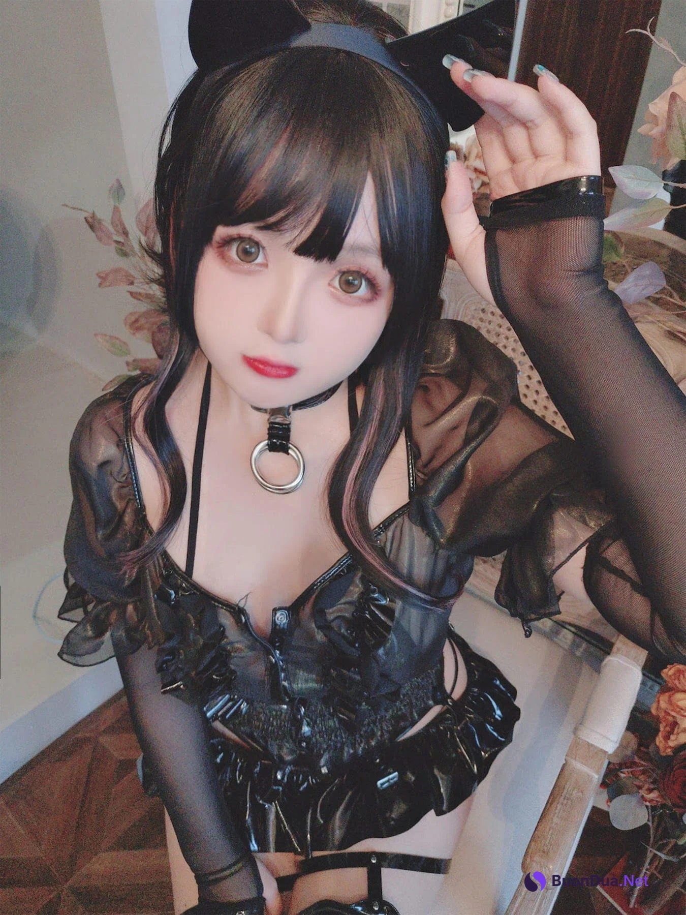 Coser@日奈娇 – 皮衣系列 猫猫领域 - รูปภาพ 8