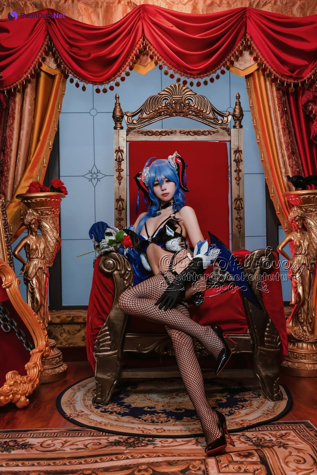 Coser@黏黏团子兔 – 甘雨魅魔 - 照片 10