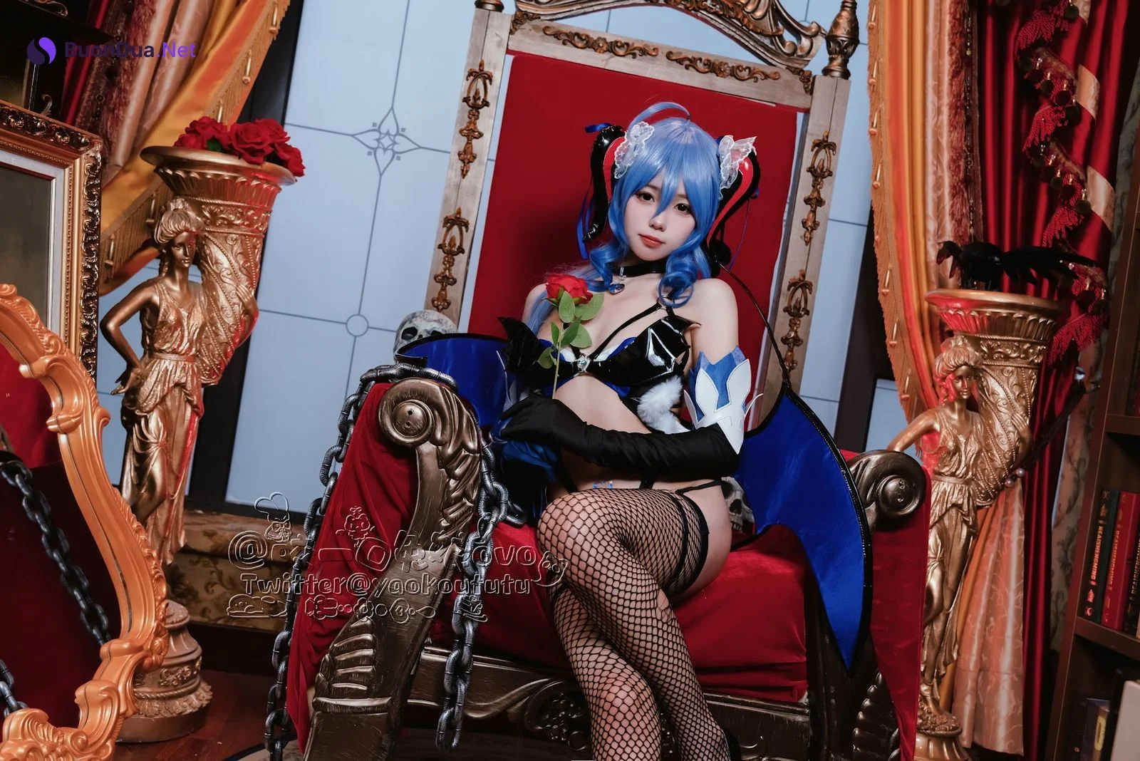 Coser@黏黏团子兔 – 甘雨魅魔 - 照片 2