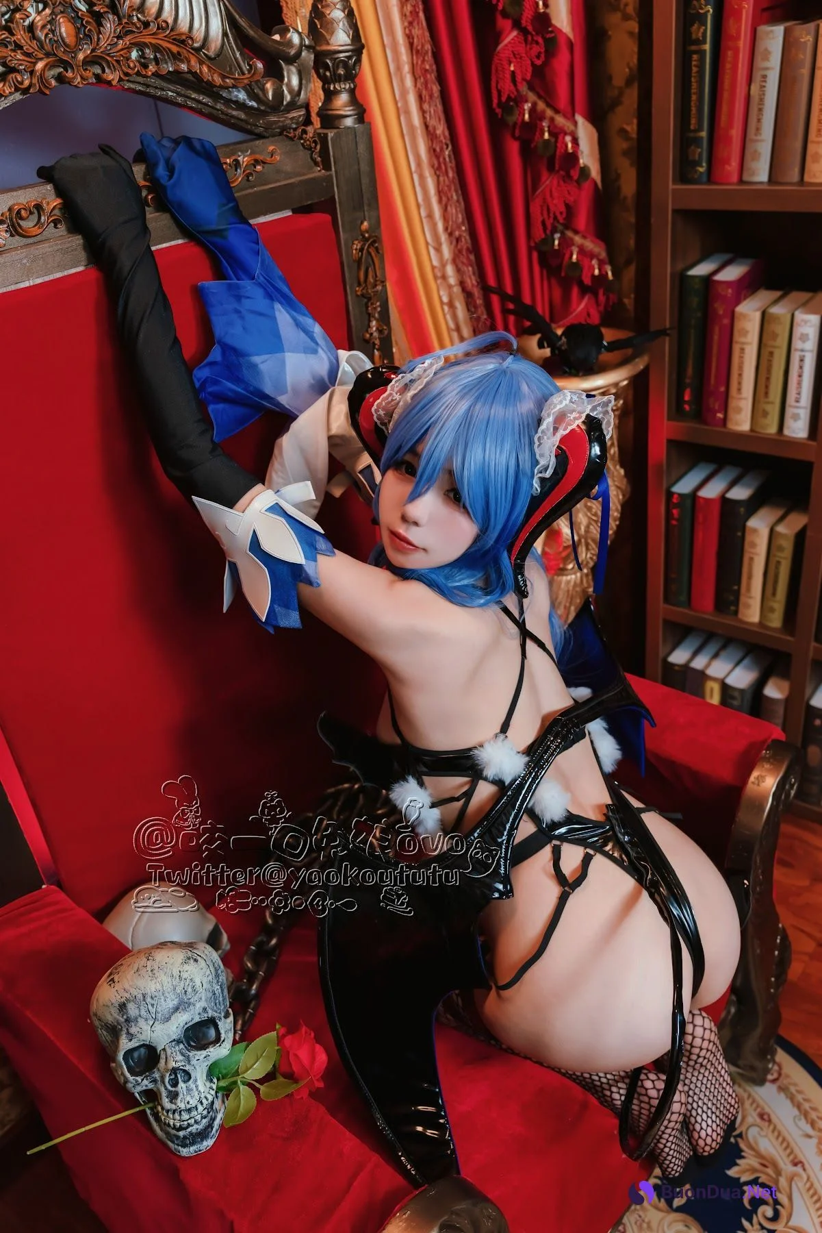 Coser@黏黏团子兔 – 甘雨魅魔 - 照片 29