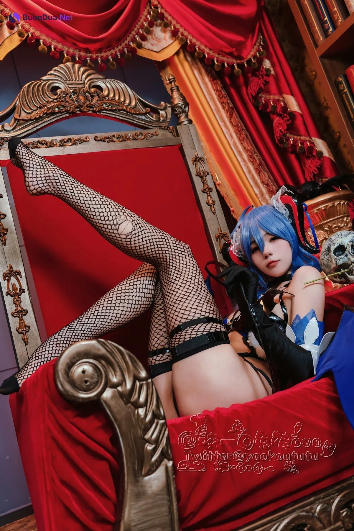Coser@黏黏团子兔 – 甘雨魅魔 - 照片 32