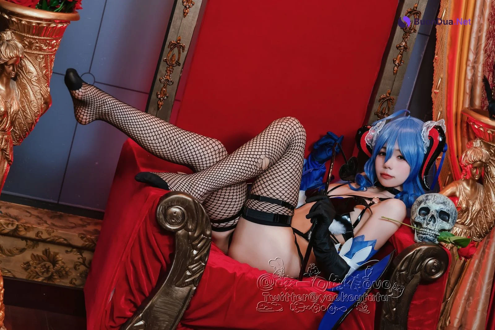 Coser@黏黏团子兔 – 甘雨魅魔 - 照片 34