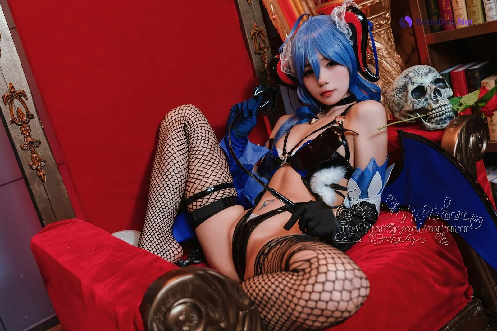 Coser@黏黏团子兔 – 甘雨魅魔 - 照片 35
