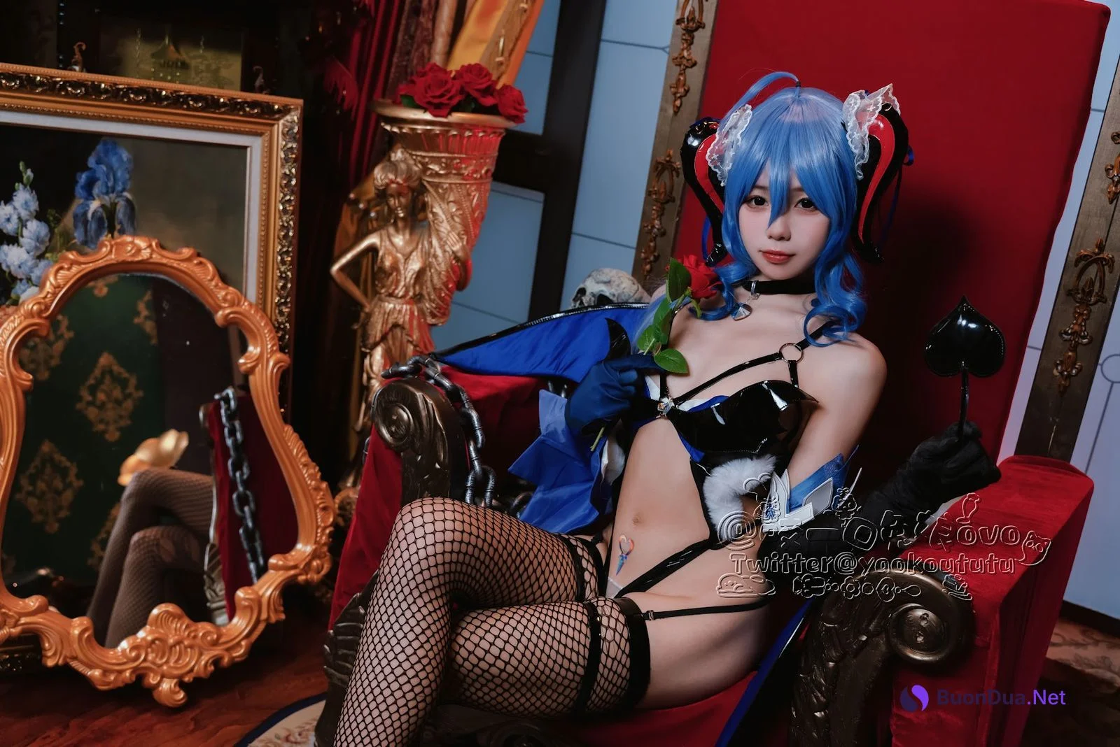 Coser@黏黏团子兔 – 甘雨魅魔 - 照片 4